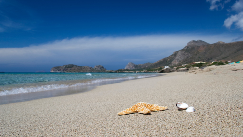 beach in Chania Crete