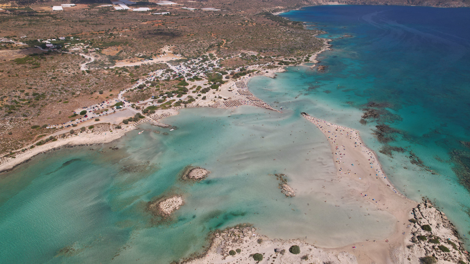 elafonisi beach in chania